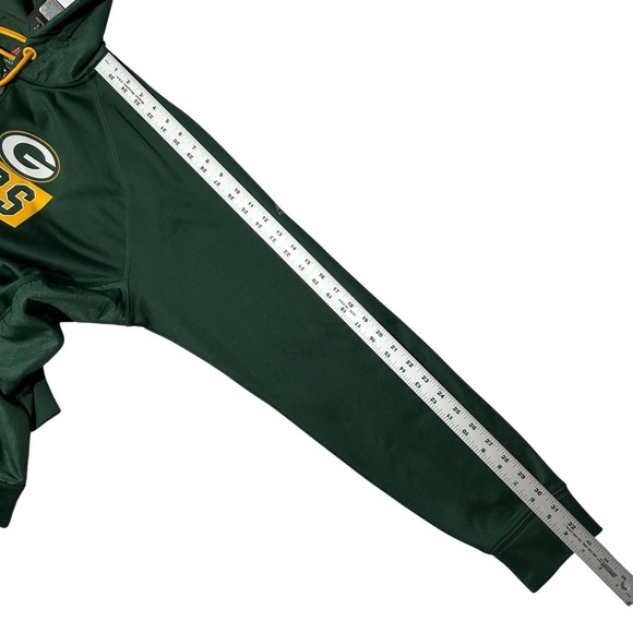 MAJESTIC Green Bay Packers NFL Full Zip Therma Base Hoodie Jacket Warm sz XL - Picture 5 of 12